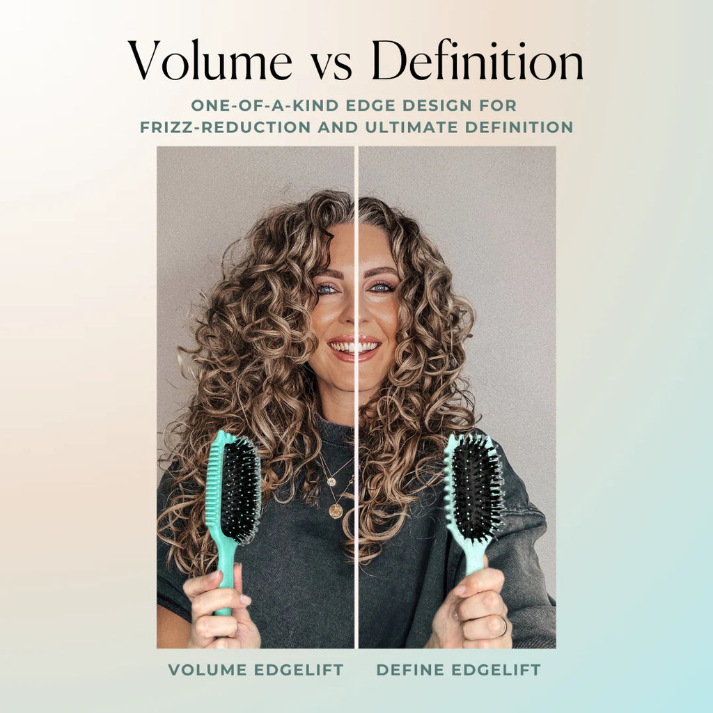 Bounce Curl Define EdgeLift Brush - curl defining brush close up