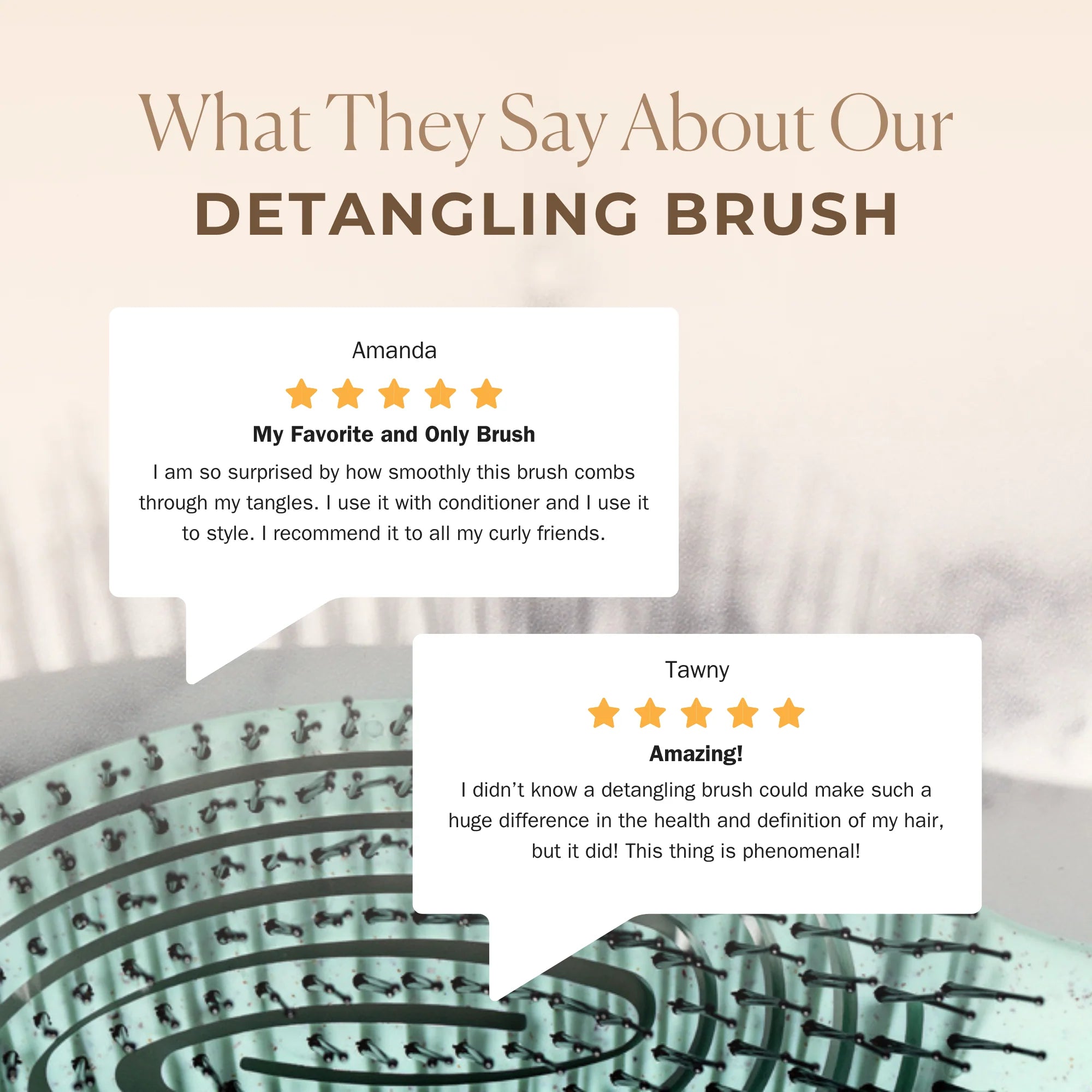 Bounce Curl Detangling Brush - customer reviews