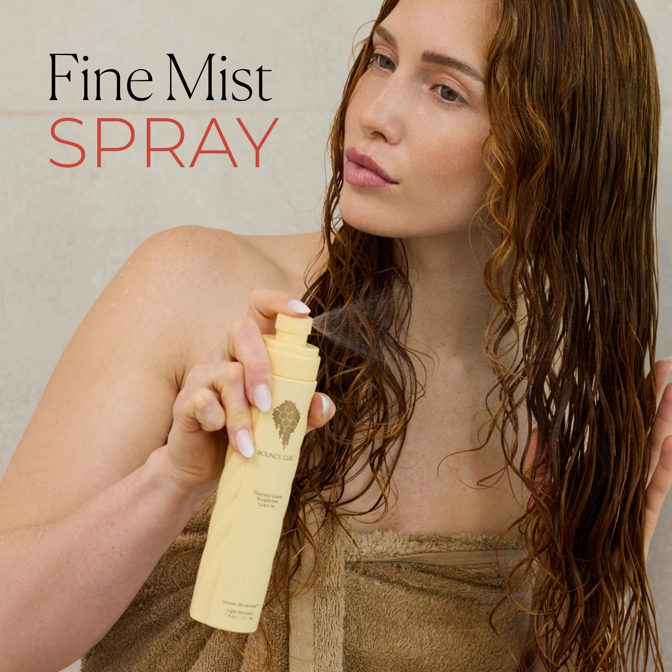 Bounce Curl Thermal Guard Leave-In - fine mist spray nozzle detail
