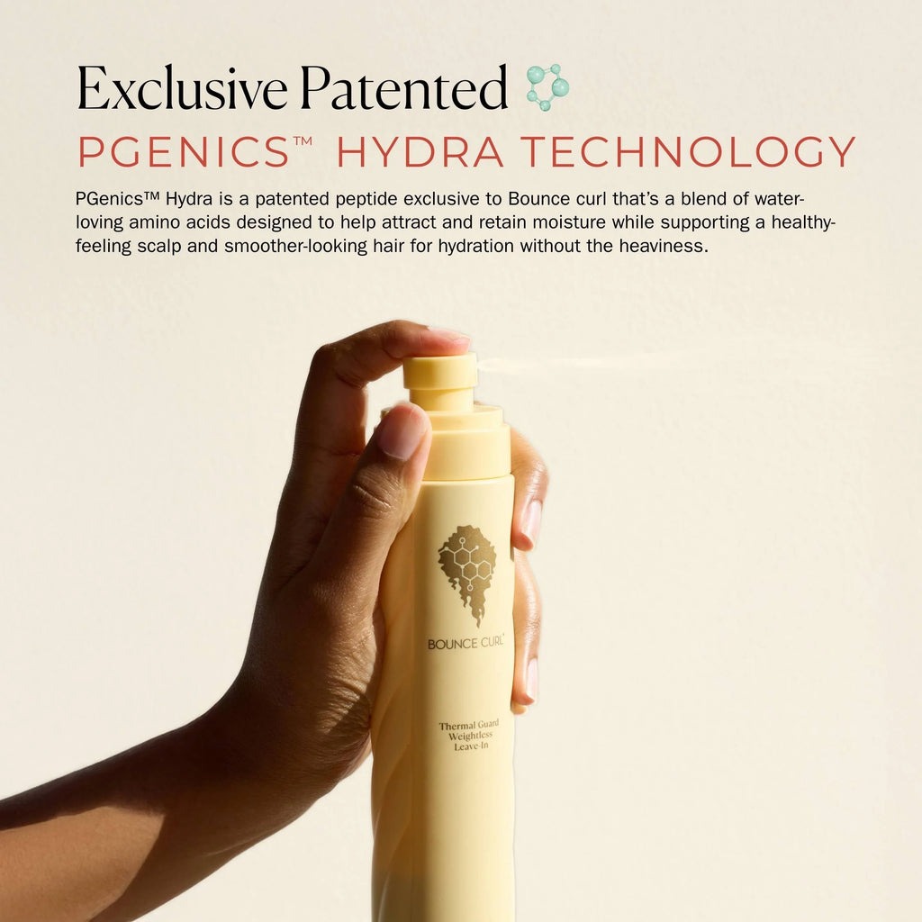 Bounce Curl Thermal Guard Leave-In - patented PGenics ingredient detail