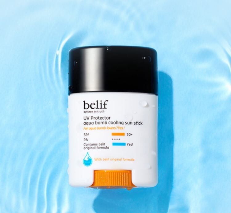 belif UV Protector Aqua Bomb Cooling Sun Stick 14g (SPF 50+ PA++++)