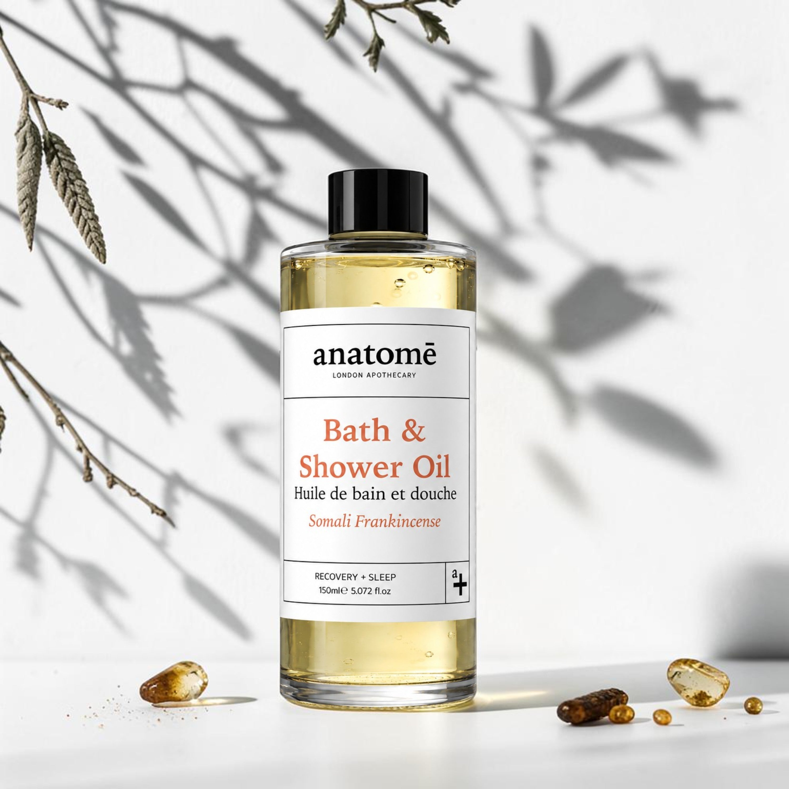 anatomē Bath & Shower Oil Somali Frankincense